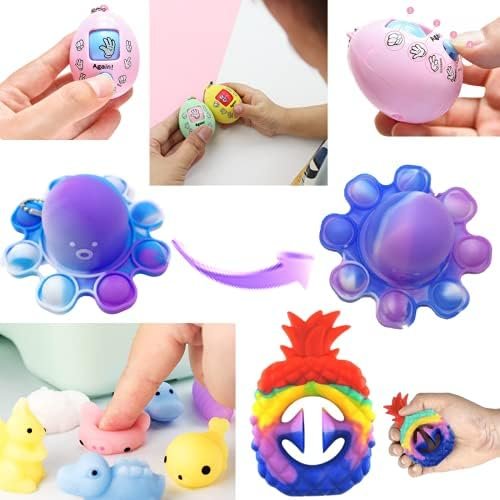 Fidget Toy Set, 36 Piece Sensory Toys, Rainbow Colour Stress Relief Set - Image 4