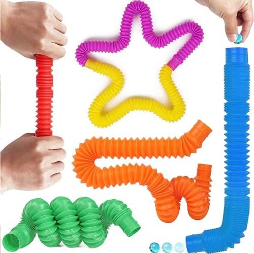 Fidget Toy Set, 36 Piece Sensory Toys, Rainbow Colour Stress Relief Set - Image 6