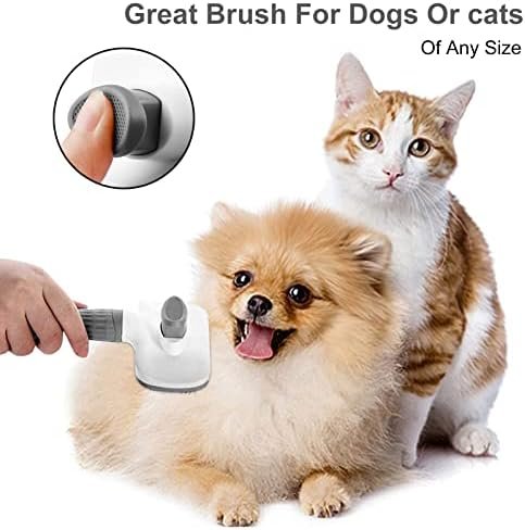 Self-Cleaning Pet Grooming Brush, Slicker Brush for Dogs & Cats, Shedding & Massage - Image 2