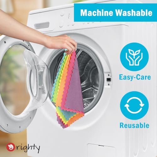 Microfiber Cleaning Cloths, 24 Pack, Multi-Colour, Lint-Free & Highly Absorbent - Image 5