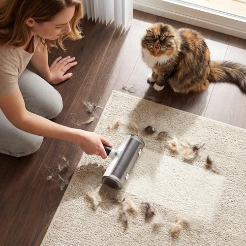 Pet Hair Remover Roller, Reusable Lint Roller for Sofa, Carpet, Bedding & Car - Image 4