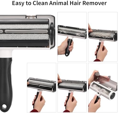 Pet Hair Remover Roller, Reusable Lint Roller for Sofa, Carpet, Bedding & Car - Image 6